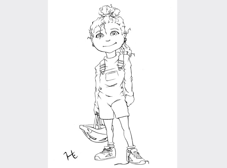 Character design concept for an animated program that stalled (not my fault!)